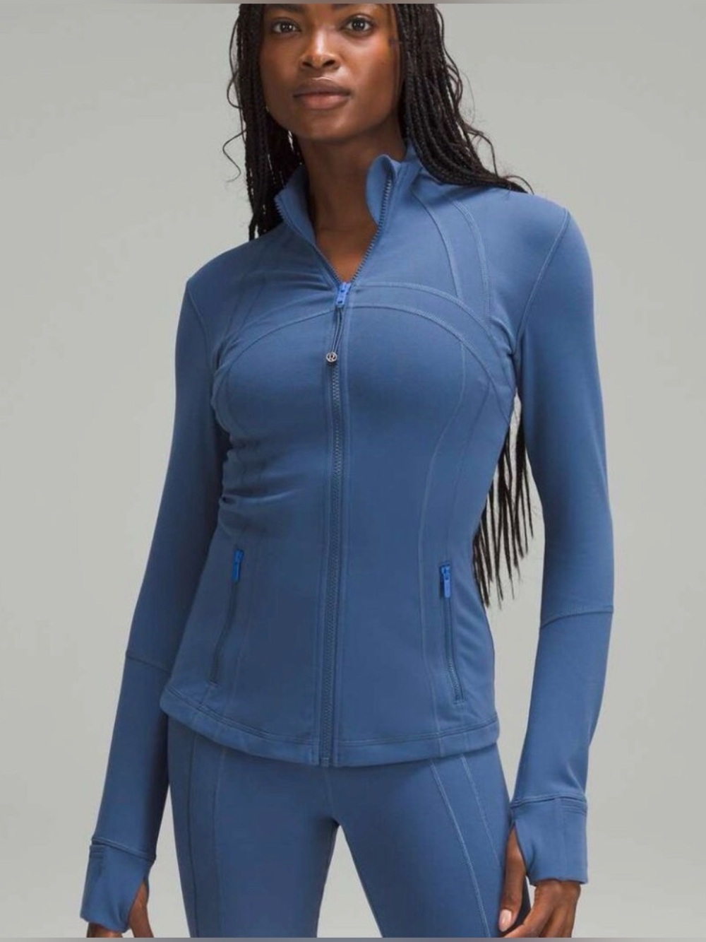 Lululemon Womens Full Zip Define Luon Jacket Size 4 in Blue